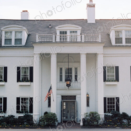 18th century mansion, facade and terraces, a luxury hotel. 18th century mansion, facade and terraces, a luxury hotel.