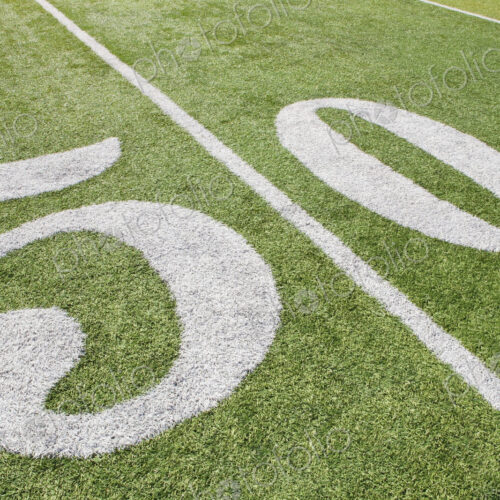 50 Yard Line On Football Field 50 Yard Line On Football Field