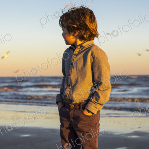 6 year old boy and seagulls, St. Simon's Island, Georgia 6 year old boy and seagulls, St. Simon's Island, Georgia