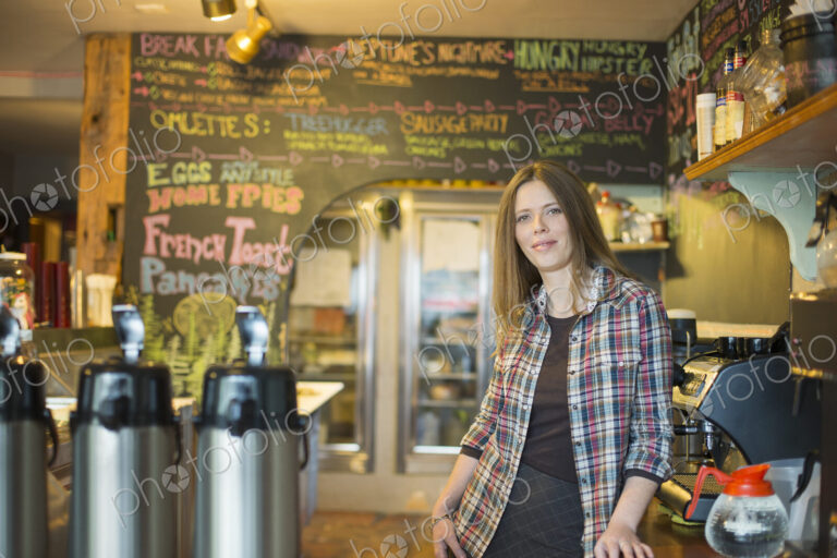 A coffee shop and cafe in High Falls called The Last Bite. A woman leaning on the…