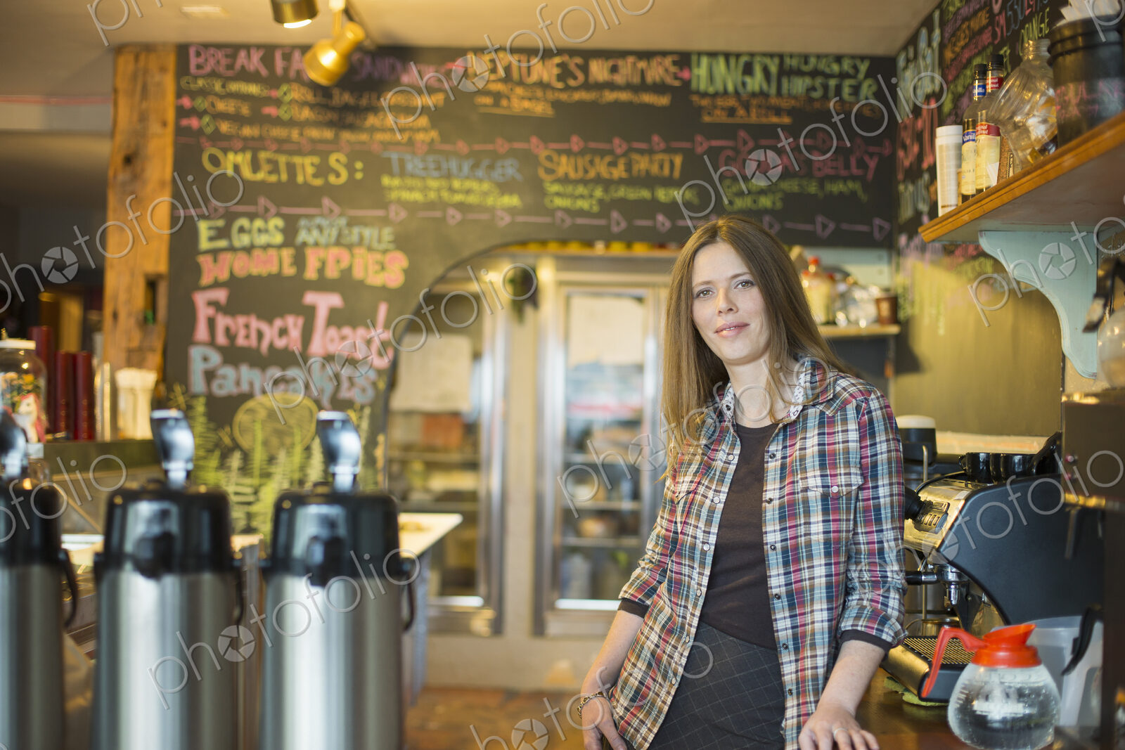 A coffee shop and cafe in High Falls called The Last Bite. A woman leaning on the…