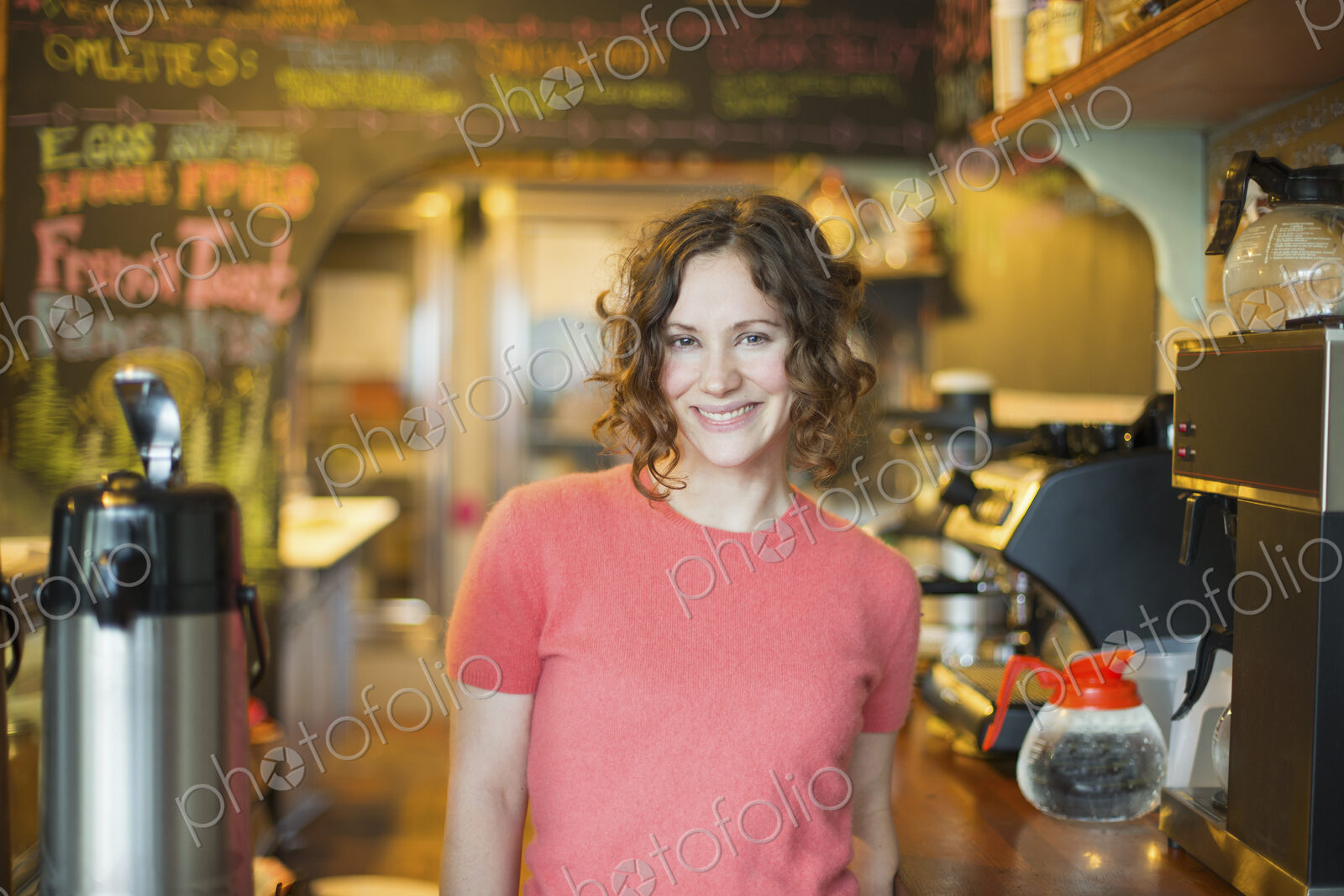 A coffee shop and cafe in High Falls called The Last Bite. A young woman by the coffee…