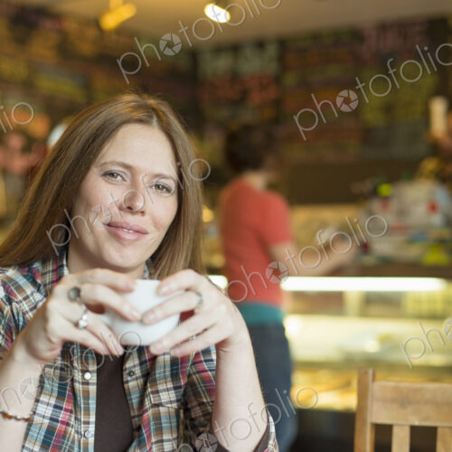 A coffee shop and cafe in High Falls called The Last Bite. Two people in the…