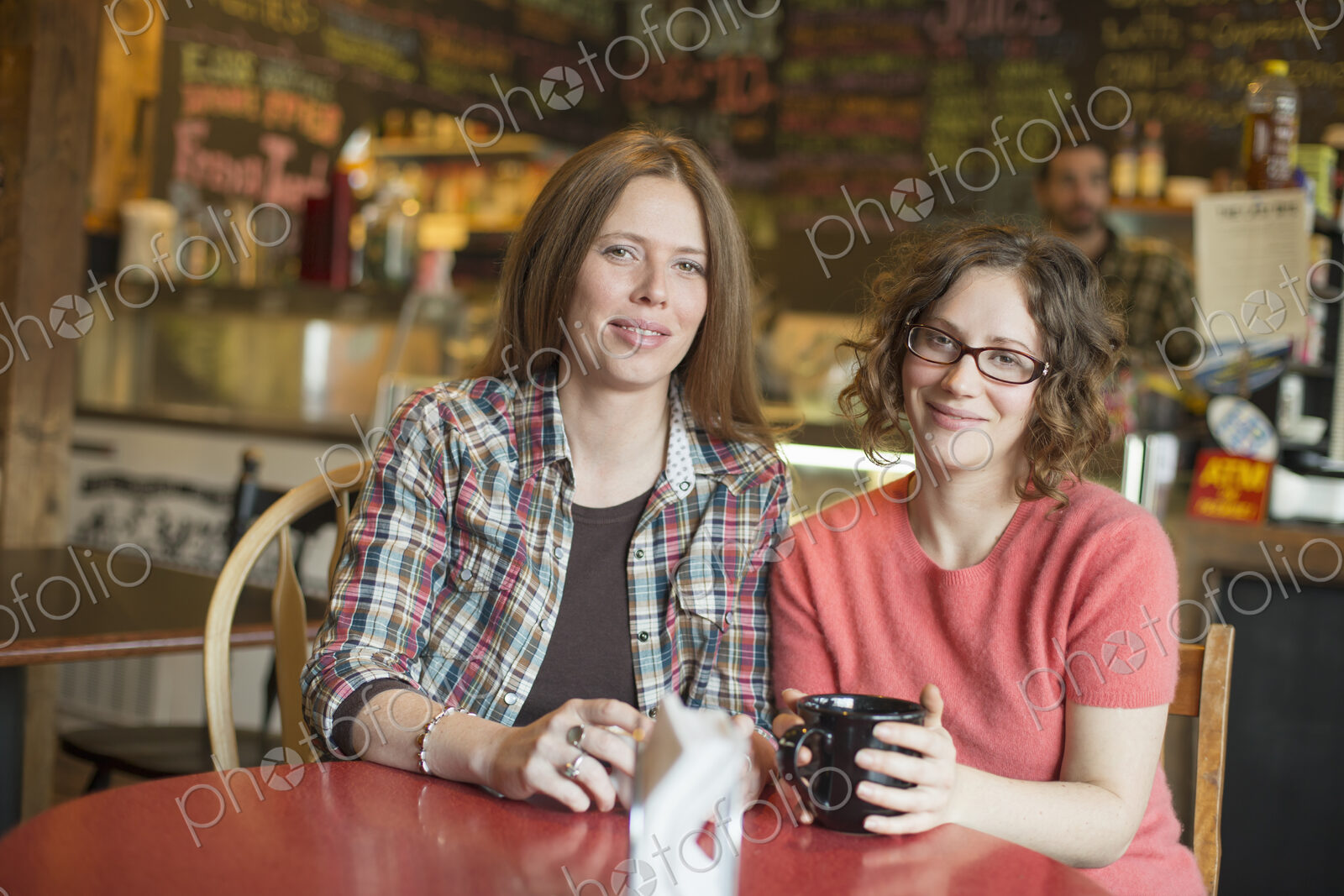 A coffee shop and cafe in High Falls called The Last Bite. Two women sitting at a table.