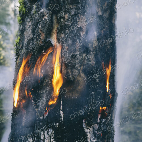 A controlled forest burn, a deliberate fire set to create a healthier and more…