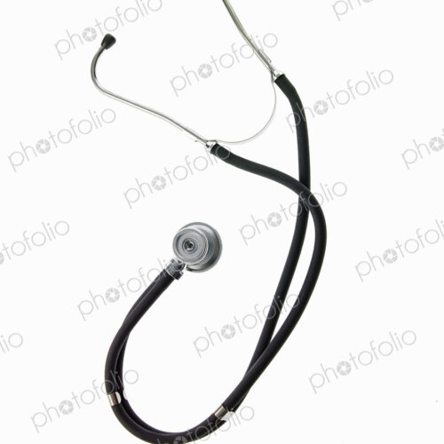 A doctor's stethoscope, a diagnostic instrument for assessment of health. Black… A doctor's stethoscope, a diagnostic instrument for assessment of health. Black…