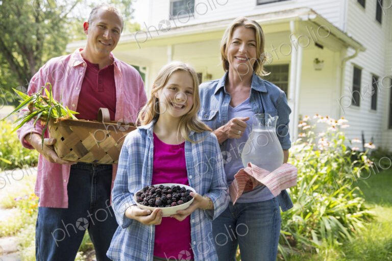 A family summer gathering at a farm. A shared meal, a homecoming.