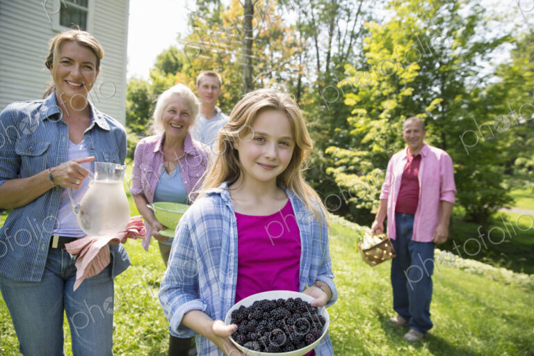 A family summer gathering at a farm. A shared meal, a homecoming.