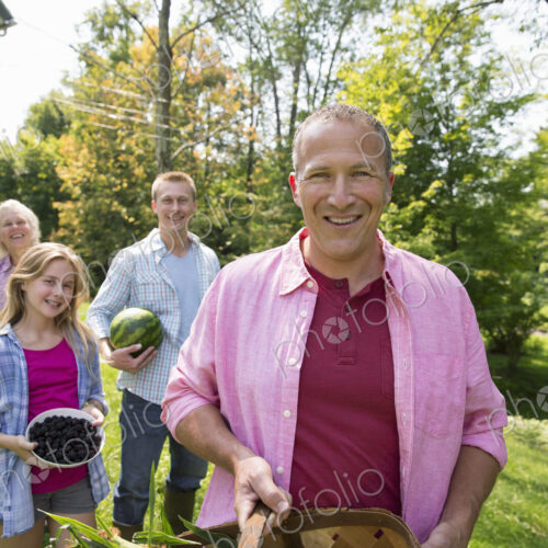 A family summer gathering at a farm. A shared meal, a homecoming.