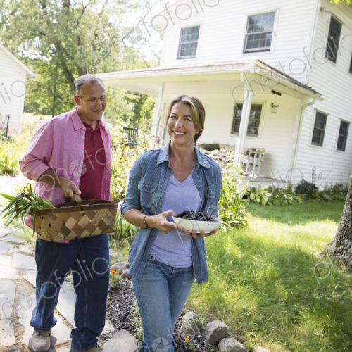A family summer gathering at a farm. A shared meal, a homecoming.