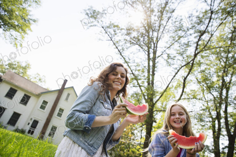 A family summer gathering at a farm. A shared meal, a homecoming.