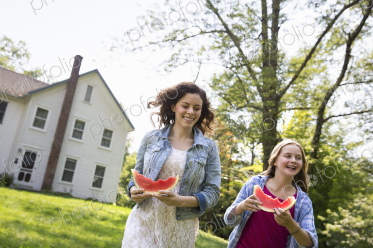 A family summer gathering at a farm. A shared meal, a homecoming.