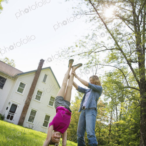A family summer gathering at a farm. A shared meal, a homecoming.