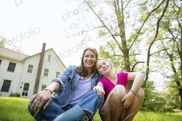 A family summer gathering at a farm. A shared meal, a homecoming.