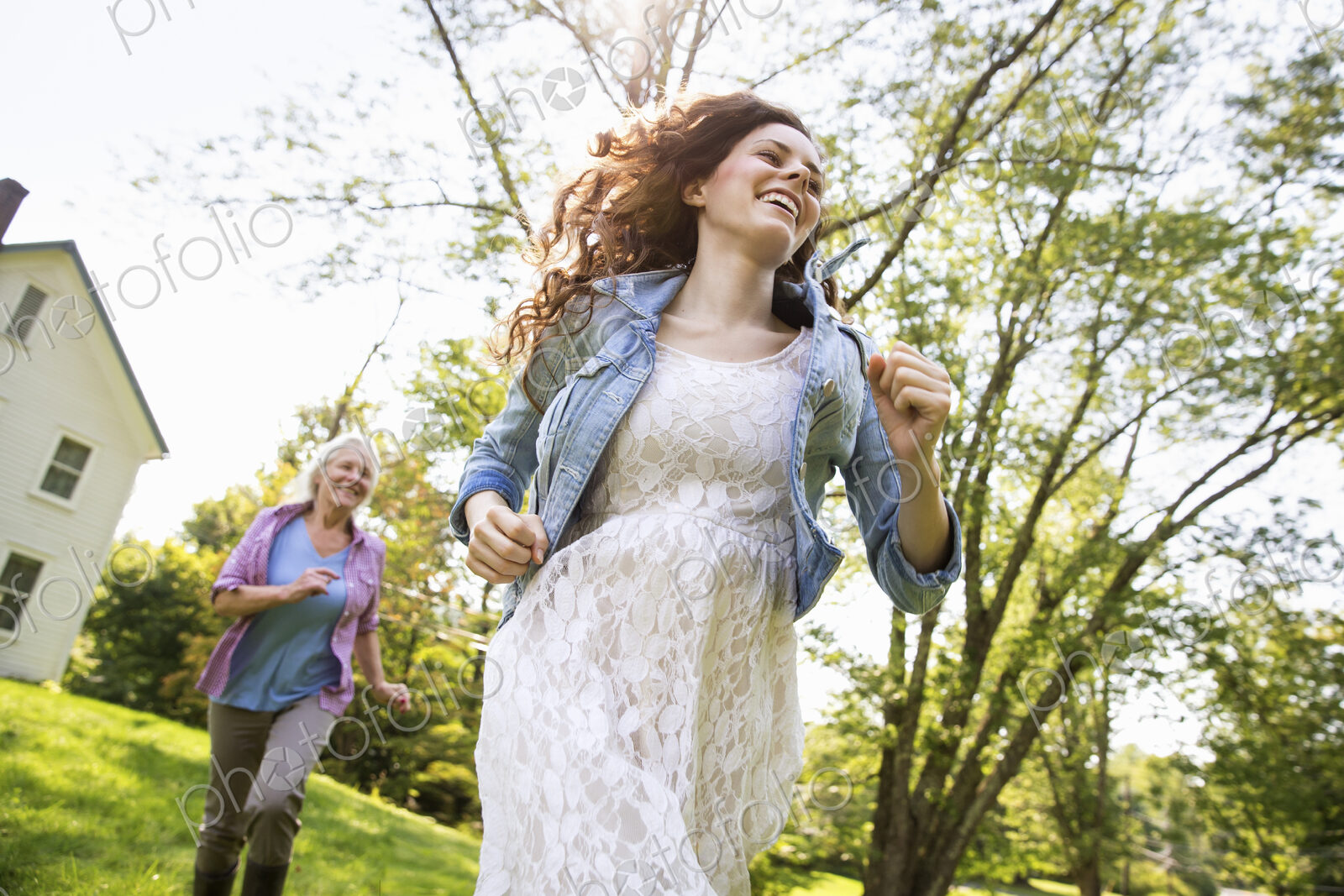 A family summer gathering at a farm. A shared meal, a homecoming.
