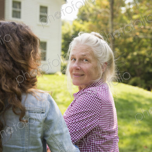 A family summer gathering at a farm. A shared meal, a homecoming.
