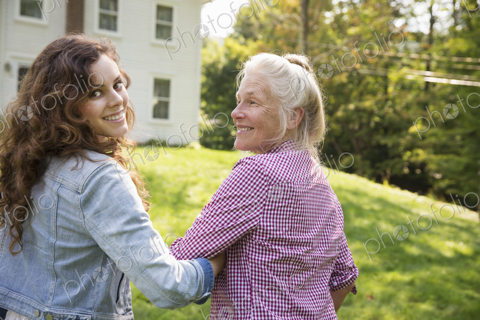 A family summer gathering at a farm. A shared meal, a homecoming.