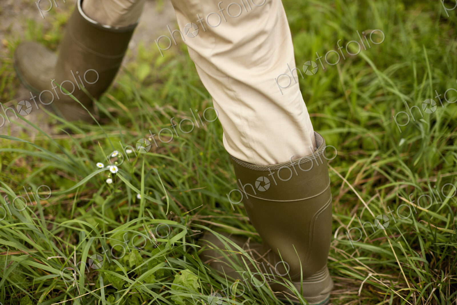 A farmer working in his fields in New York State, USA.