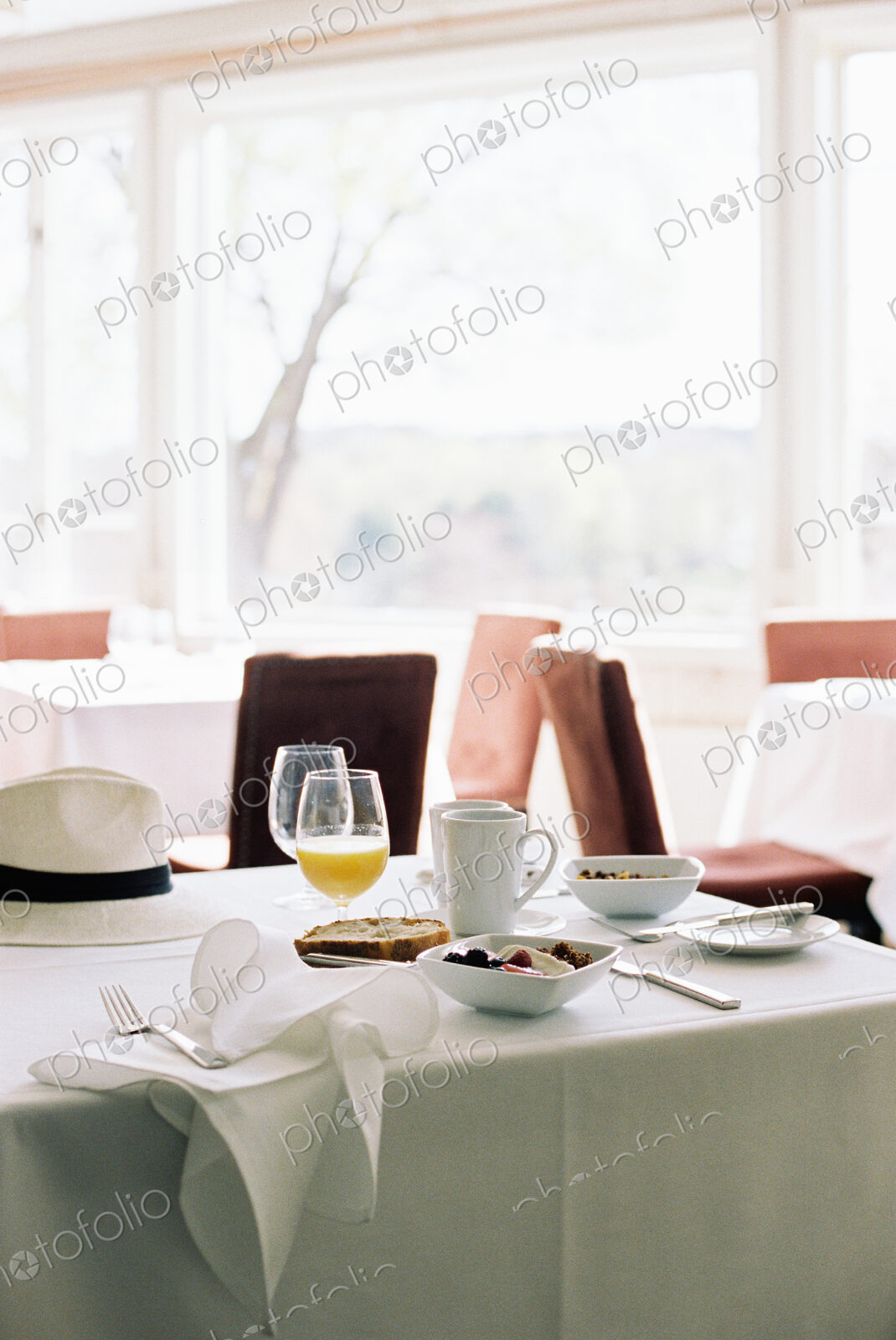 A historic late 18th century house interior, now a hotel and a restaurant.