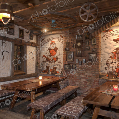 A hotel bar with old fashioned retro styled rooms, and rustic objects. A hotel bar with old fashioned retro styled rooms, and rustic objects.