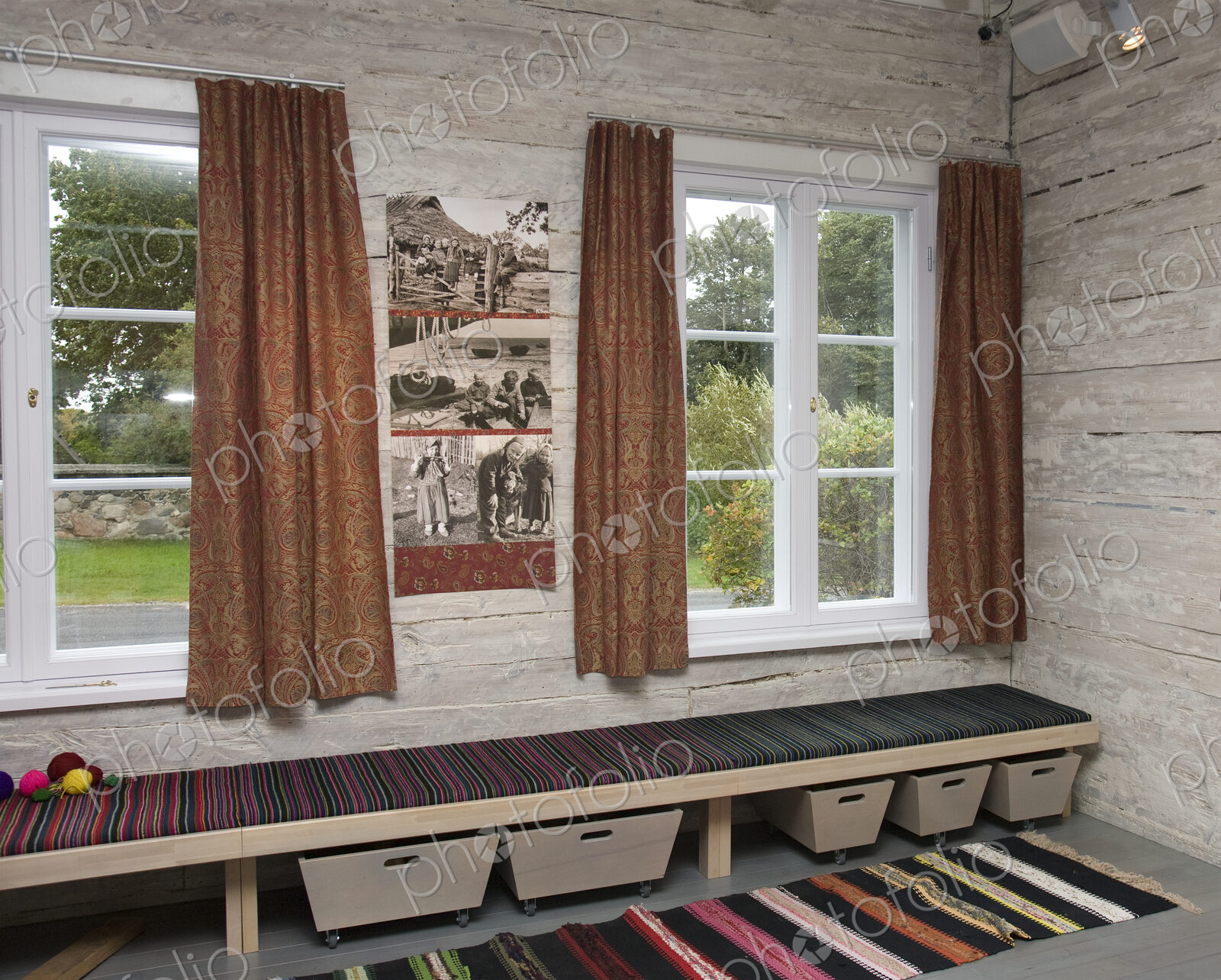 A hotel with modern and retro styled rooms.