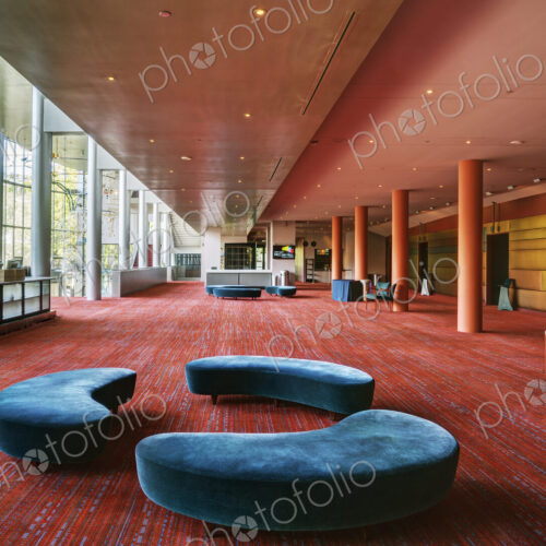 A large open space in a hospitality or business venue, conference centre hotel, public… A large open space in a hospitality or business venue, conference centre hotel, public…
