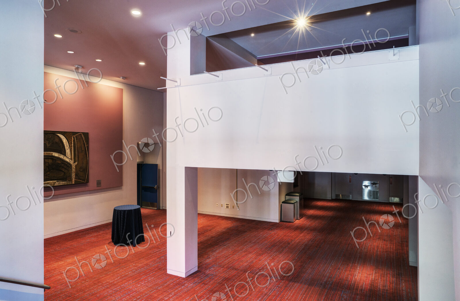 A large open space in a hospitality or business venue, conference centre hotel, public…