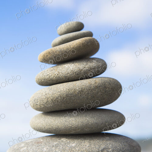 A pile of balancing smooth beach rocks near Rialto Beach, Olmpic national park, in… A pile of balancing smooth beach rocks near Rialto Beach, Olmpic national park, in…