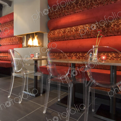 A restaurant in a city in the Netherlands