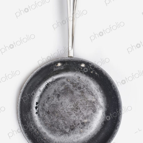 A well seasoned frying pan, with a smooth cooking surface. A well seasoned frying pan, with a smooth cooking surface.