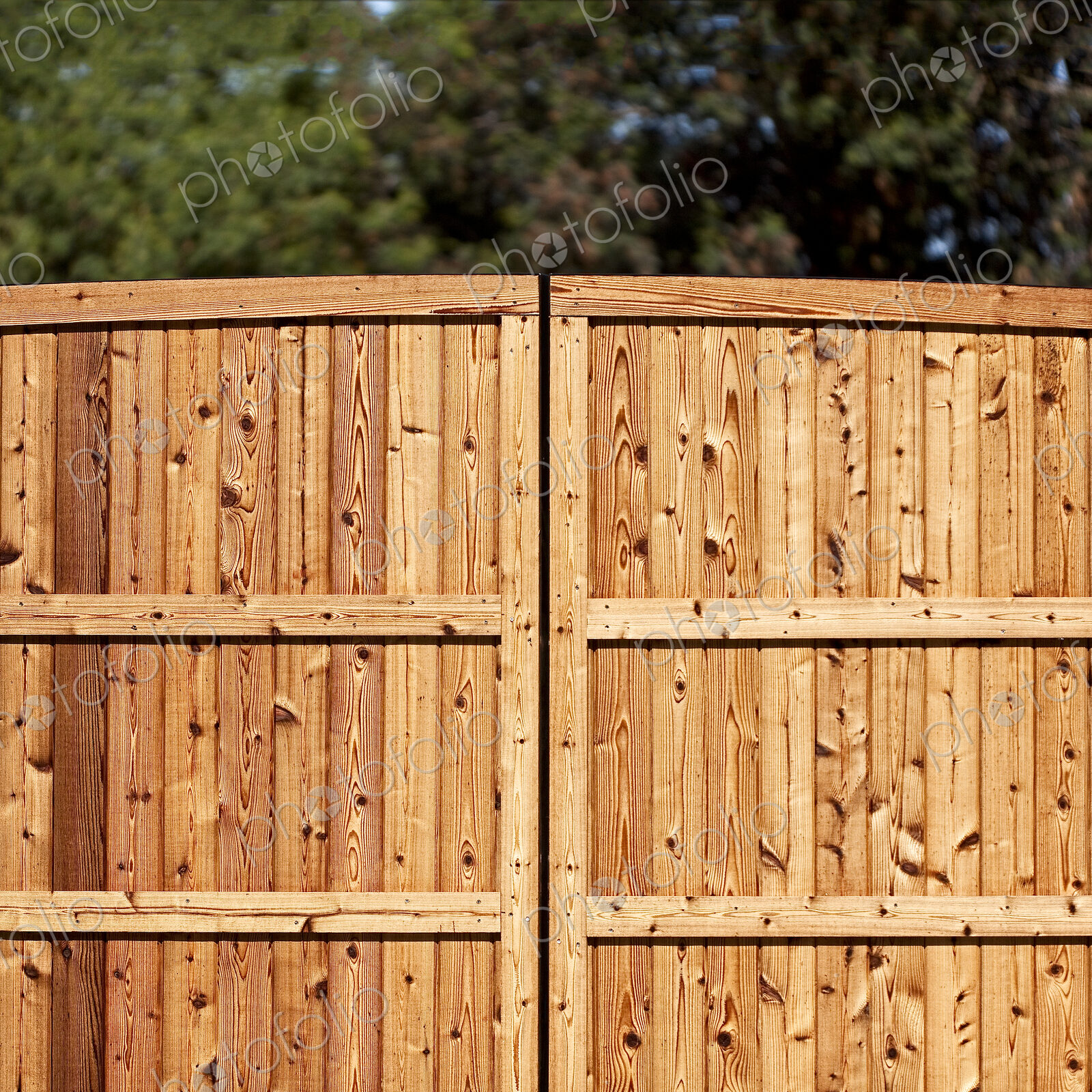 A wooden garden fence at The Meadow at Falcon Ridge, an environmentally friendly…