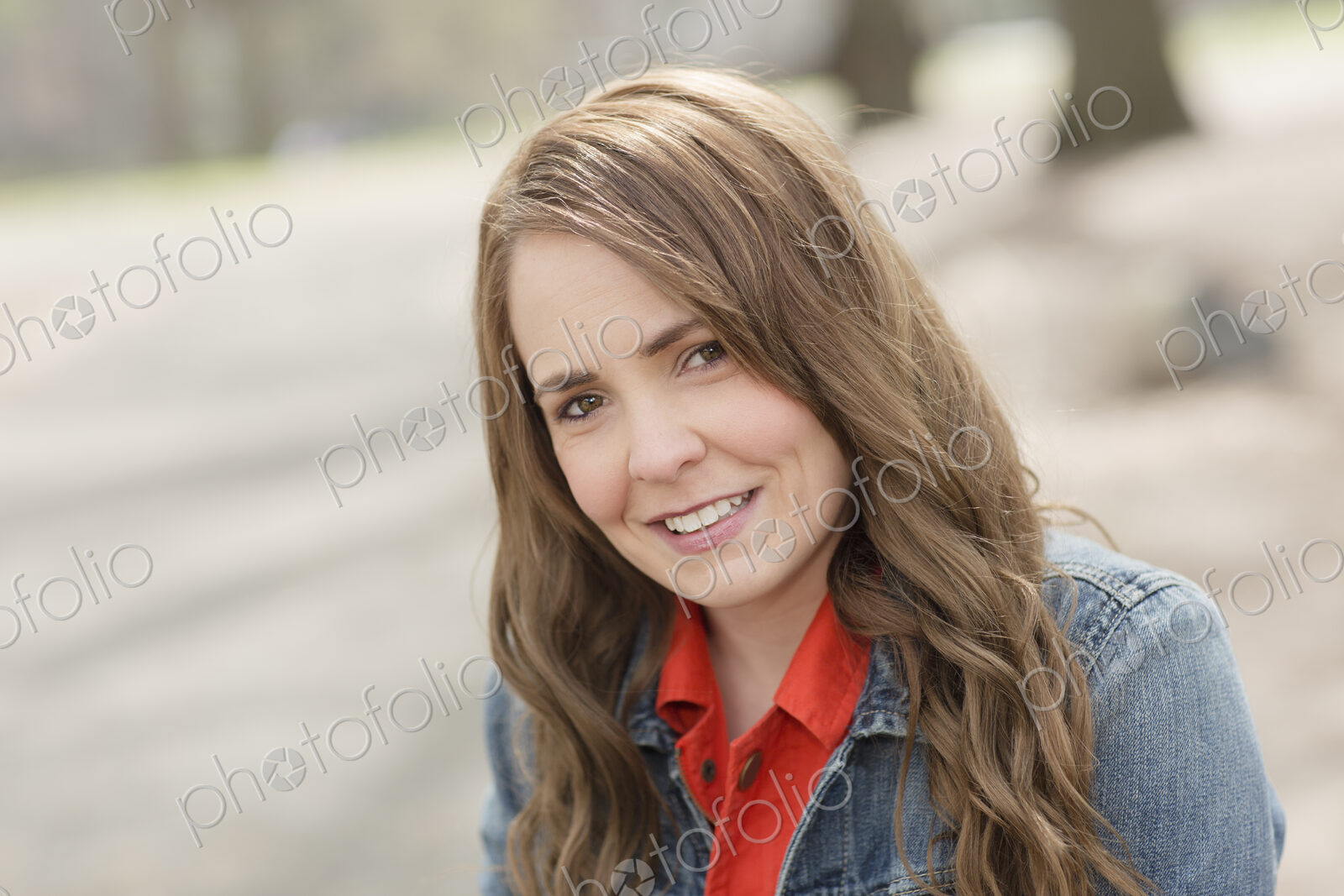 A young woman in Central Park.