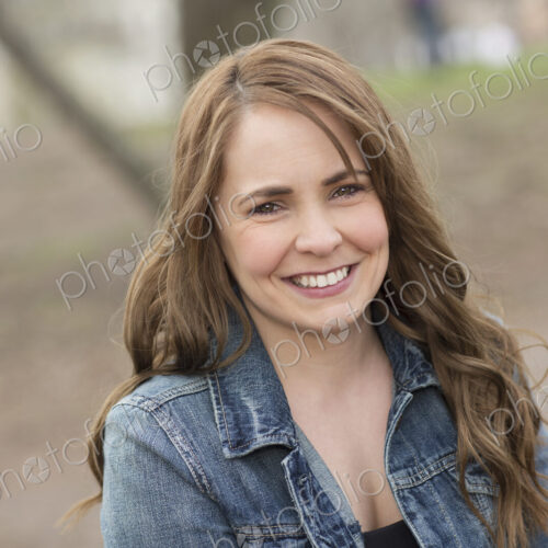 A young woman in Central Park.