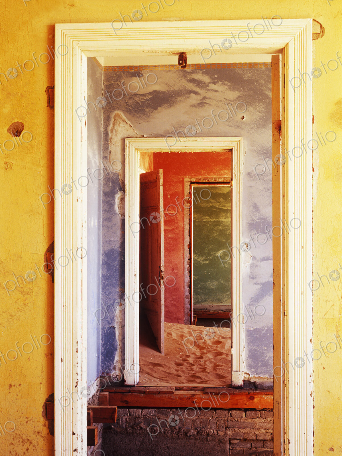 Abandoned House Filled with Drifting Sand