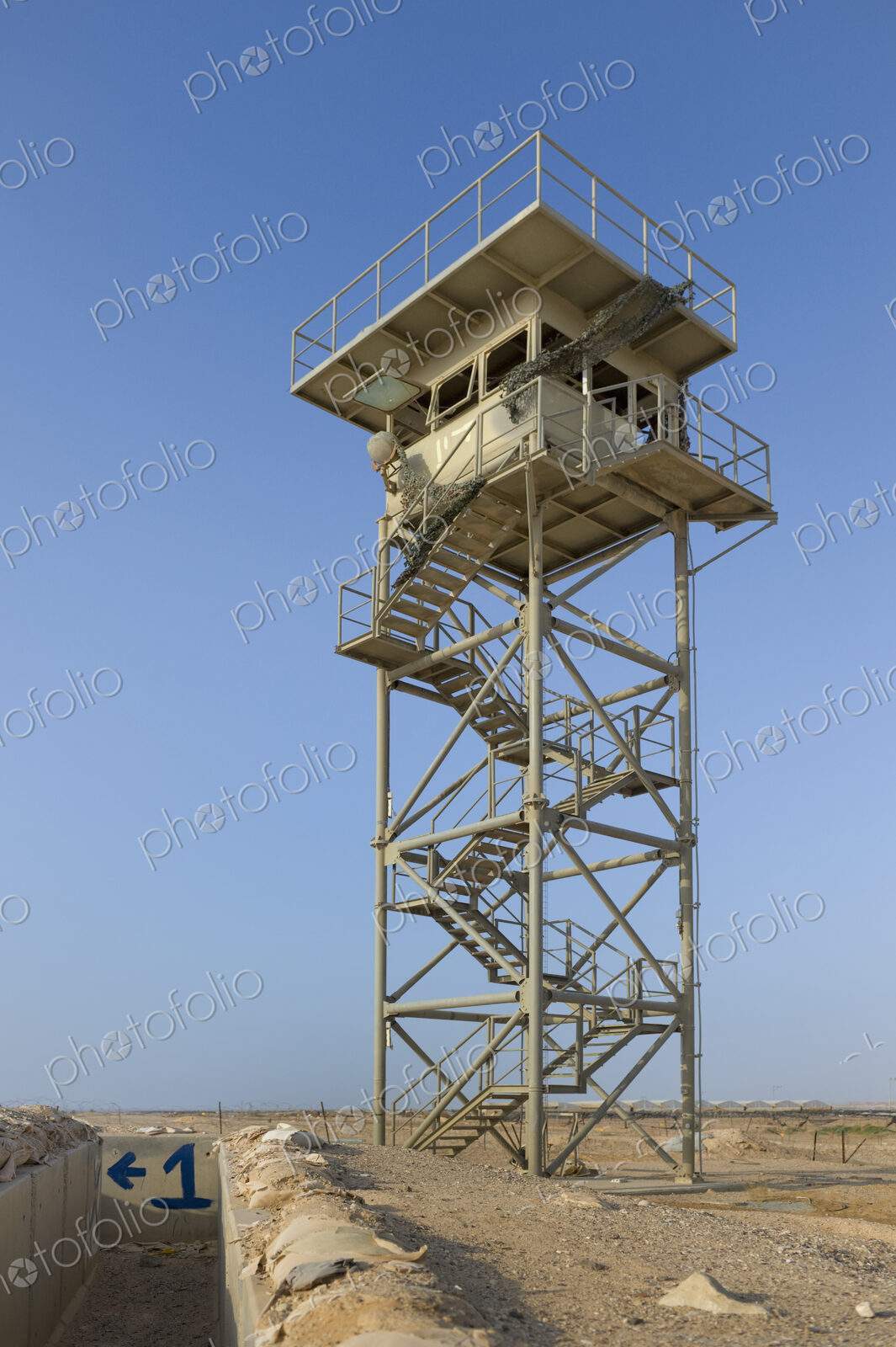 Abandoned Watchtower in the Desert