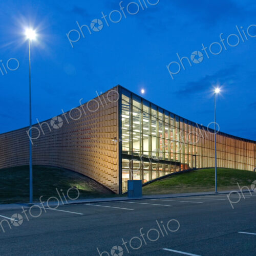 Abstract Exterior of a University Sports Club Abstract Exterior of a University Sports Club