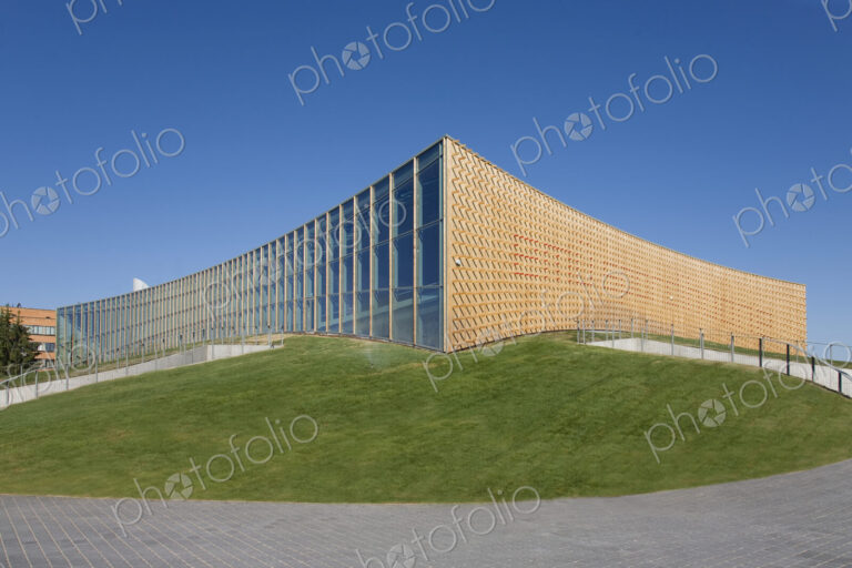 Abstract Exterior of a University Sports Club
