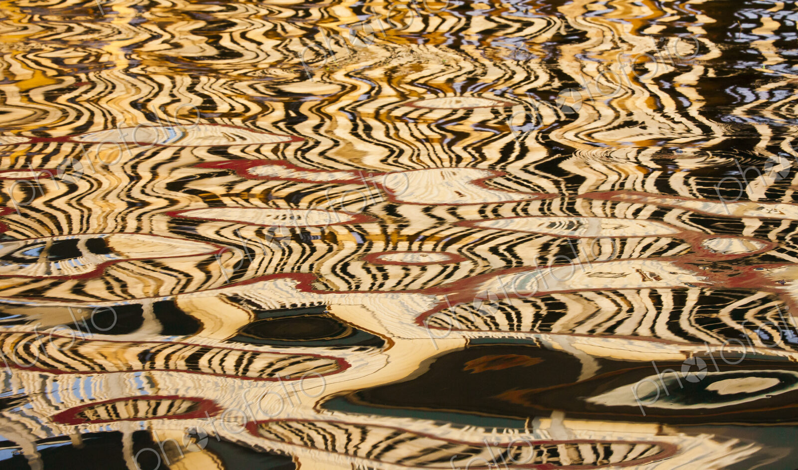 Abstract Reflections, Inle Lake, Myanmar