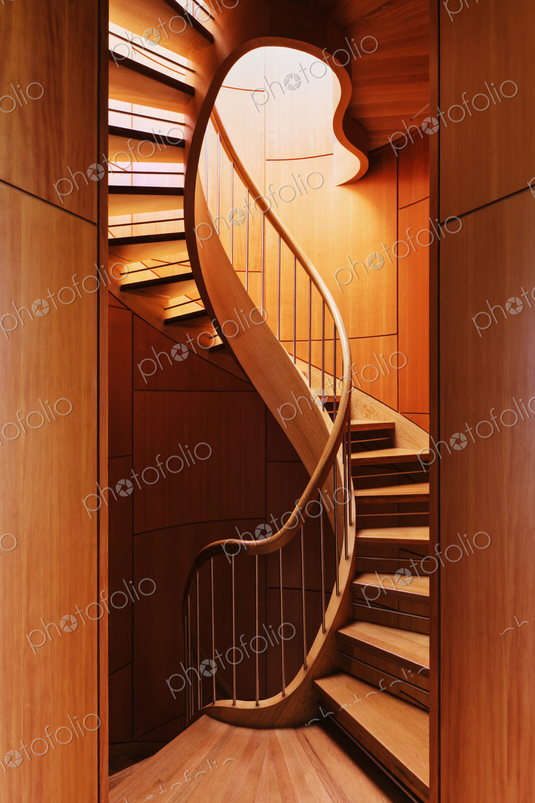 Abstract Spiral Staircase