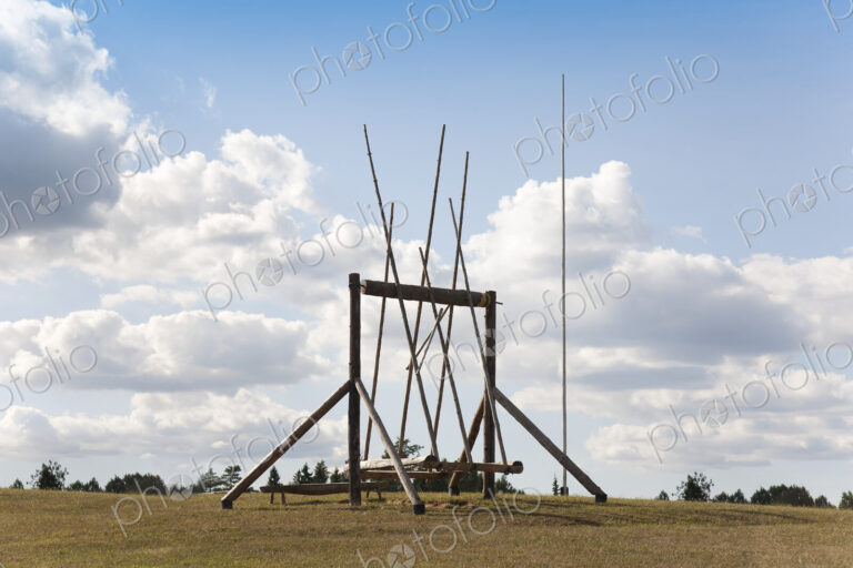 Abstract Wooden Art Structure