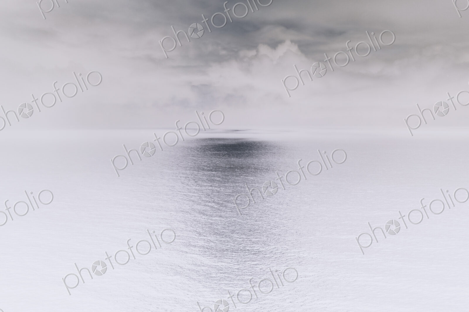Abstract of clearing storm over vast ocean at dusk, Oregon
