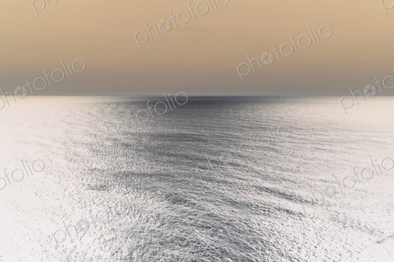 Abstract of vast ocean and sky at dusk