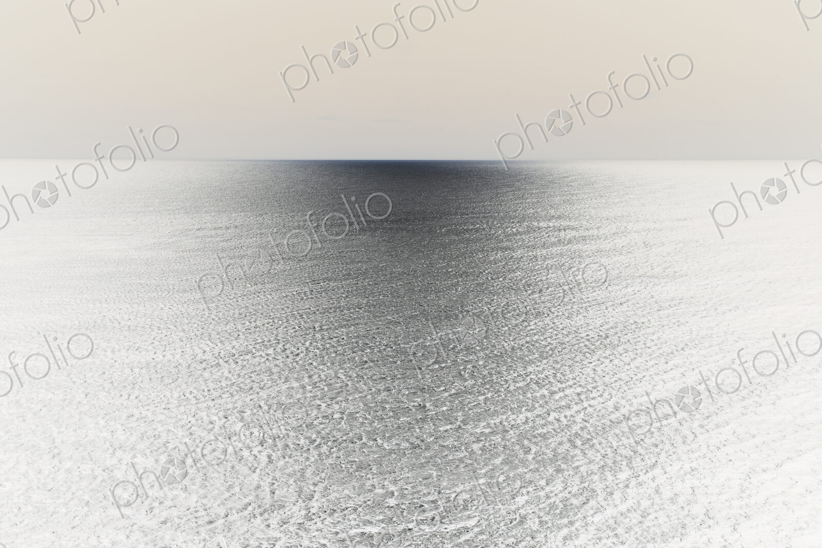 Abstract of vast ocean and sky at dusk