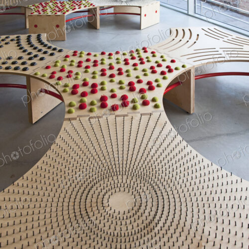 Abstractly Designed Benches