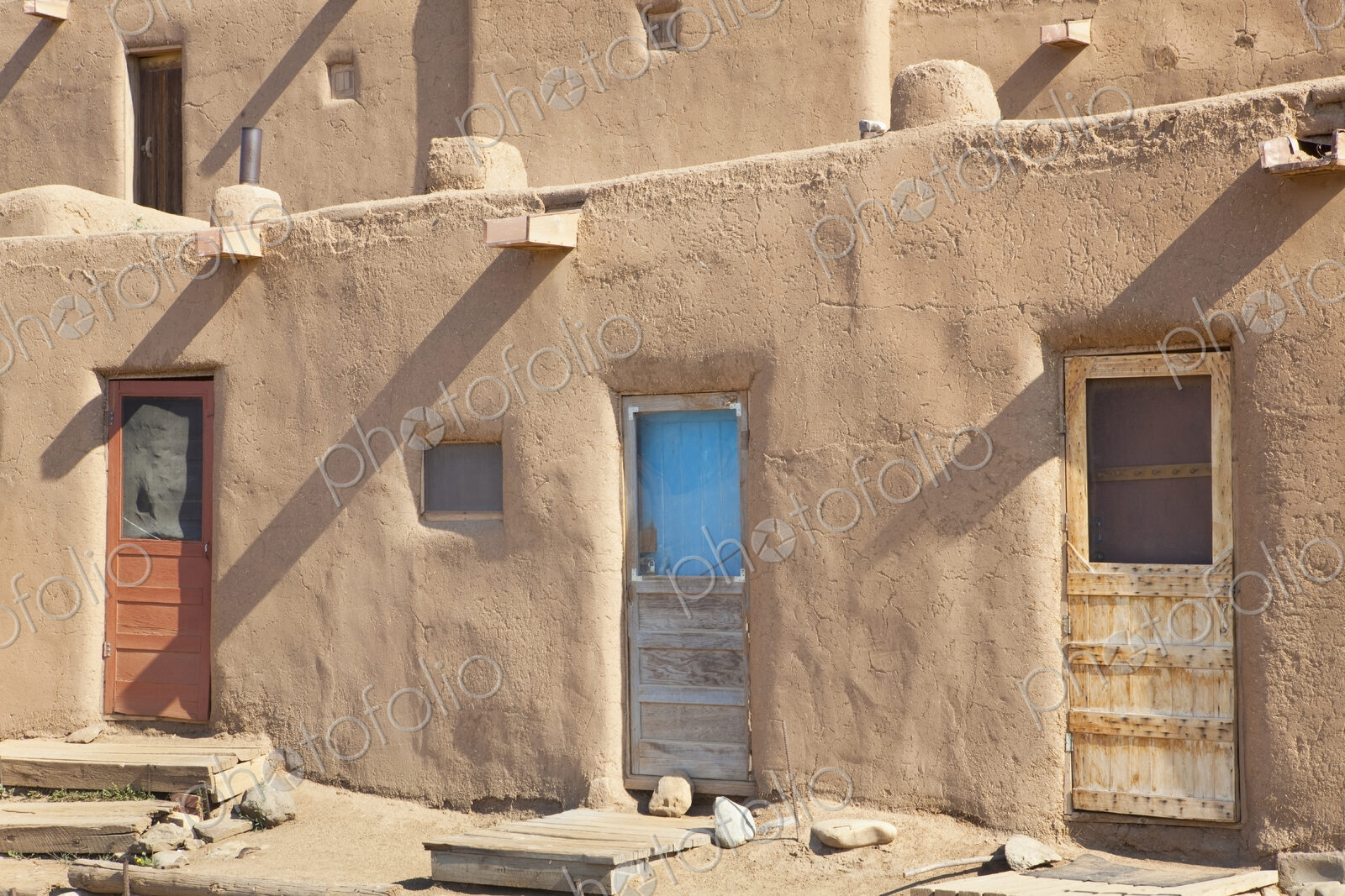 Adobe Buildings of Taos