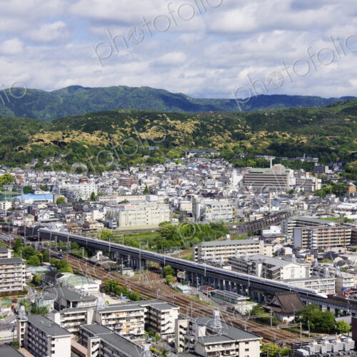 Aerial Japanese Cityscape Aerial Japanese Cityscape