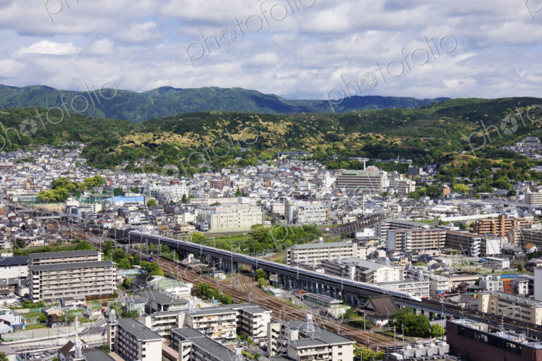 Aerial Japanese Cityscape