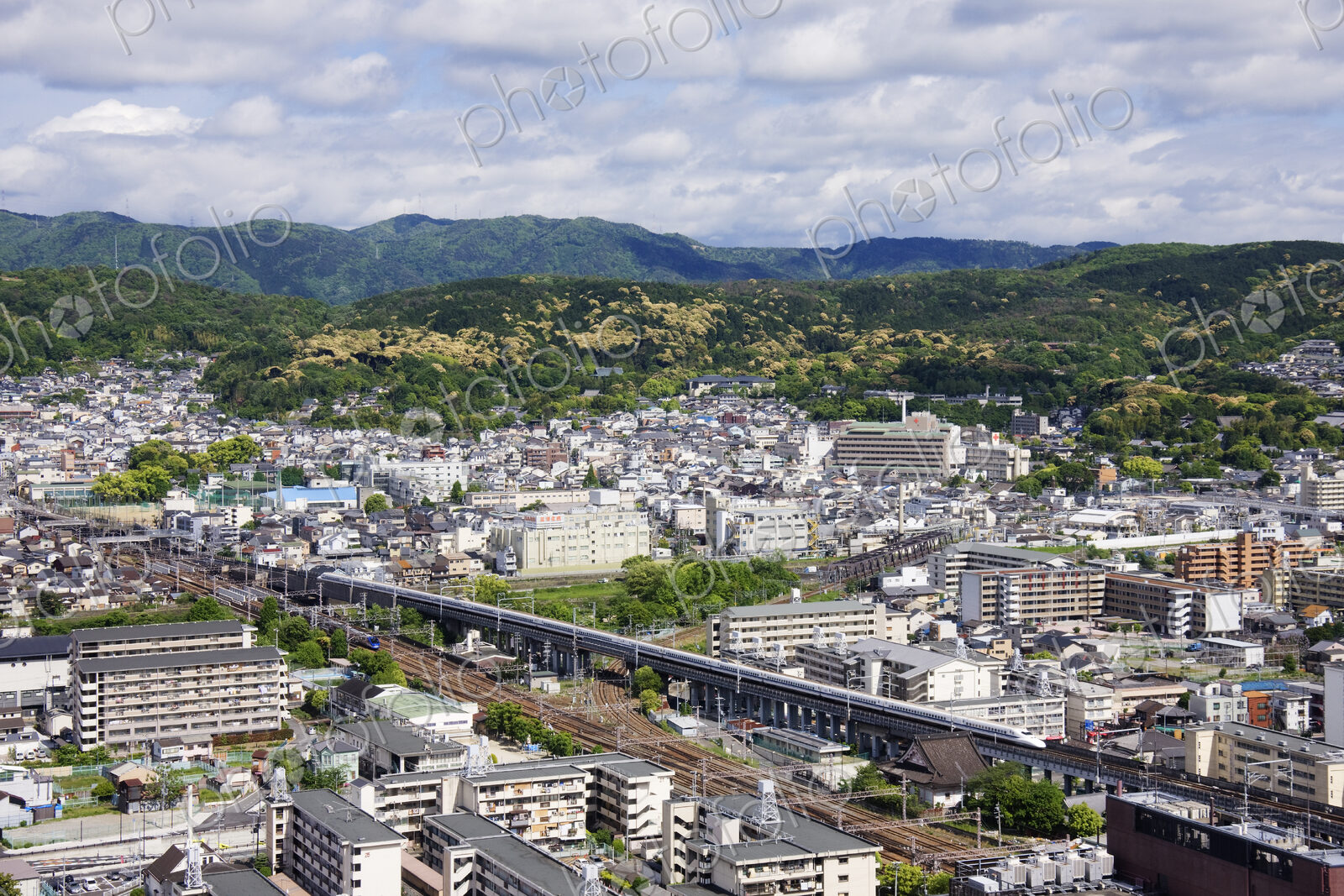 Aerial Japanese Cityscape