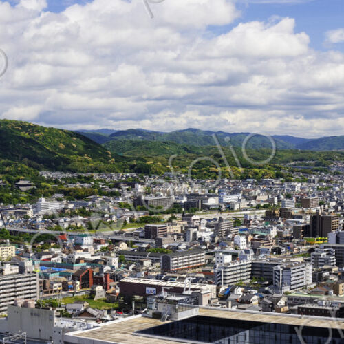 Aerial Japanese Cityscape Aerial Japanese Cityscape