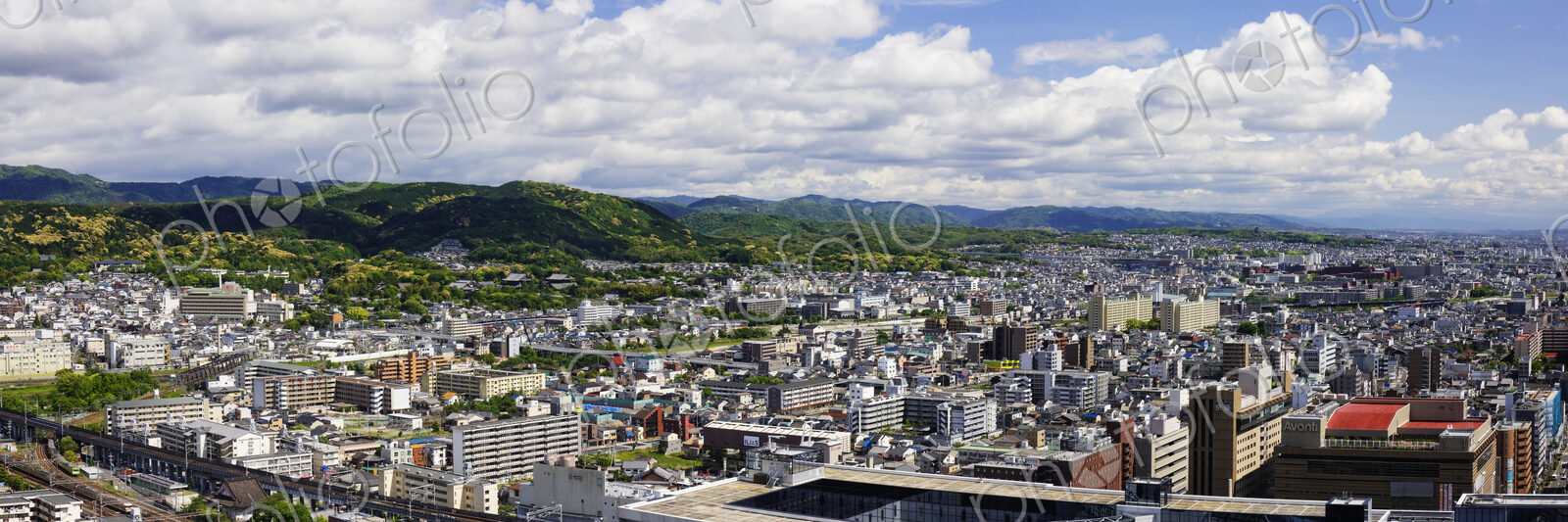 Aerial Japanese Cityscape